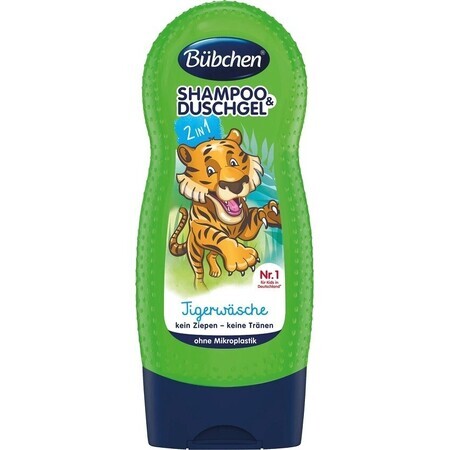 Bübchen Kids Tiger 2in1 shampoo en douchegel 1×230 ml, shampoo en douchegel