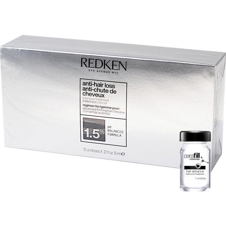 Redken Îngrijire intensivă împotriva părului subțire Cerafill Maxi mize 1×6 ml, împotriva părului subțire