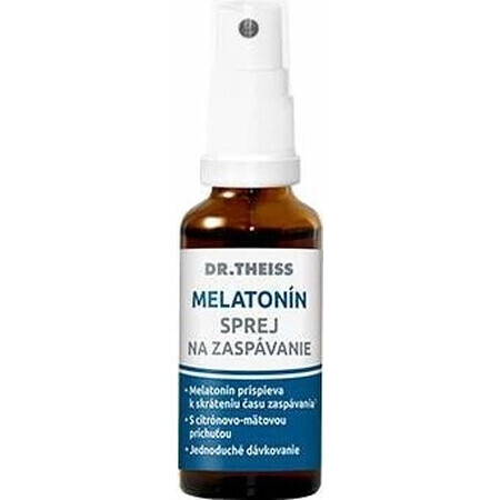 MELATONINE 30ML DR.THEISS SPRAY 1×30 ml, voedingssupplement