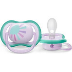 Philips AVENT Suzetă Ultra imagine aer 0-6m curcubeu 1 buc 1×1 buc, suzetă