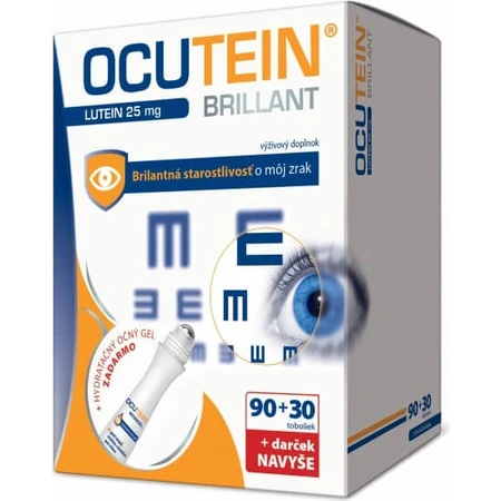 OCUTEIN BRILLANT Lutein 25 mg - DA VINCI 1×1 Set, Nahrungsergänzungsmittel 120 cps + Geschenk