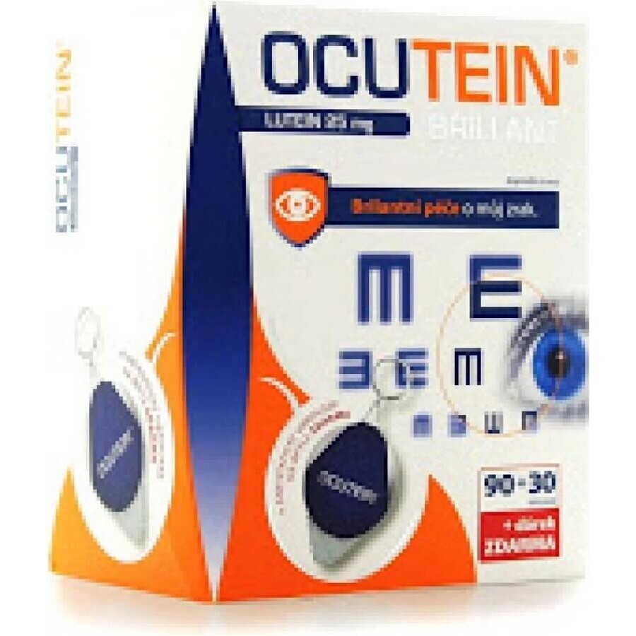 OCUTEIN BRILLANT Lutein 25 mg - DA VINCI 1×1 set, food supplement 120 cps + gift