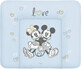 CEBA Disney Minnie &amp; Mickey Zachte vervangingsmat voor commode (75x72) Disney Minnie &amp; Mickey Grijs 1&#215;1 stuk