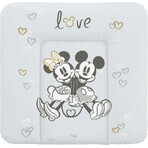 CEBA Disney Minnie & Mickey Zachte vervangingsmat voor commode (75x72) Disney Minnie & Mickey Grijs 1×1 stuk