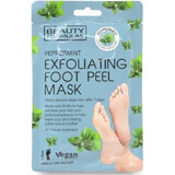 Beauty Formulas Exfoliating foot mask with peppermint 1×1 pc, foot mask