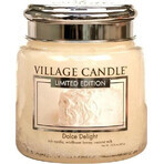 Village Candle Vela perfumada en vidrio - Dolce Delight - Velvet Delight, mediana 1×1 ud, vela perfumada en vidrio