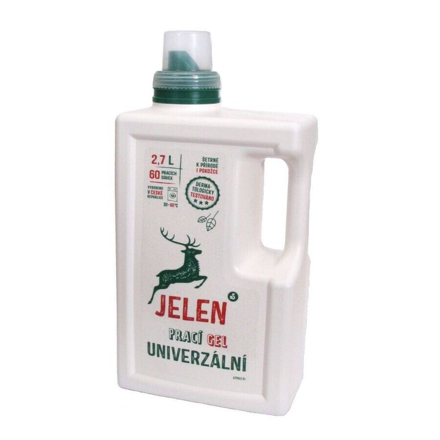 Rehwaschmittel Gel 2,7L Universal 60P 1×2,7L, Universal Waschmittel Gel