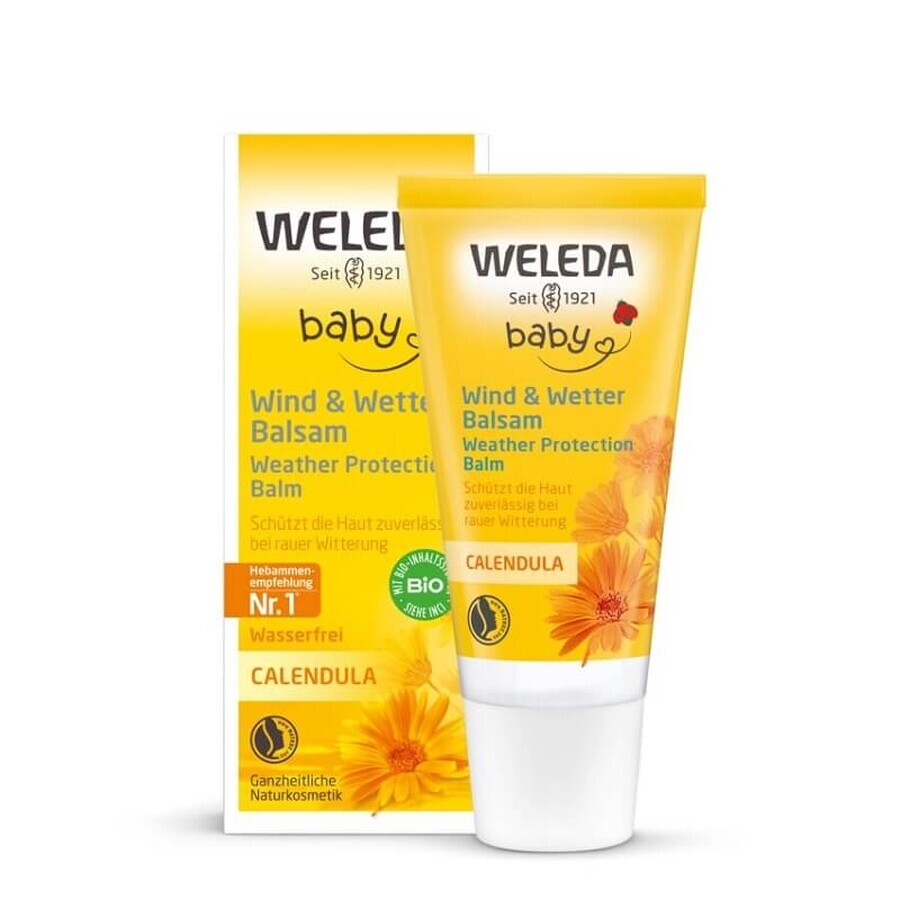 Balsam intensiv impotriva vantului si frigului pentru bebelusi, 30 ml, Weleda