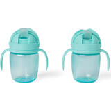 SKIP HOP Kweekmok Kweekmok Sip-to-Straw Teal 6 m+ 1×1 st, mok voor kinderen