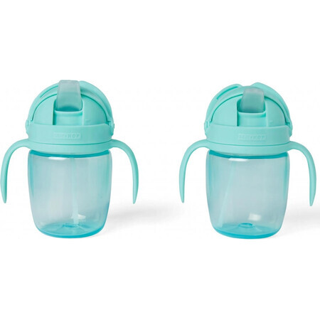 SKIP HOP Kweekmok Kweekmok Sip-to-Straw Teal 6 m+ 1×1 st, mok voor kinderen