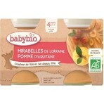 BABYBIO Appels, abrikozen, ontbijtgranen (2x 130 g) 2×130 g