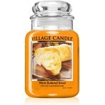 Village Candle Geurkaars in glas - Warm Buttered Bread, groot 1×1 st