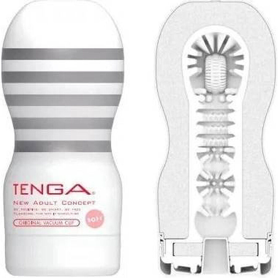 TENGA Original Saugnapf Sanfter Masturbator 1×1 Stück, Intimhilfe