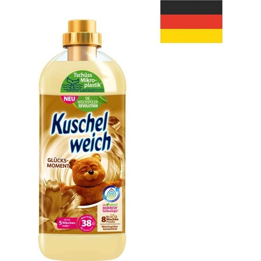 Acondicionador para ropa Kuschelweich - Momento de felicidad, 38 lavados 1×1 l