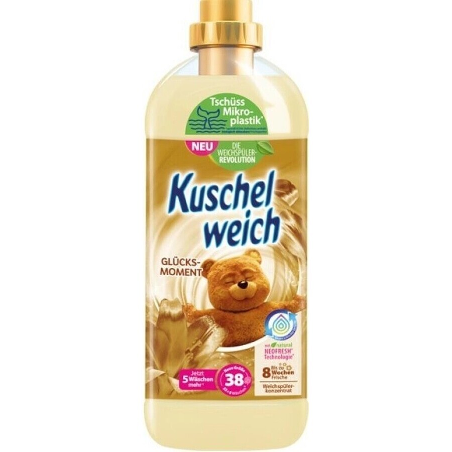 Acondicionador para ropa Kuschelweich - Momento de felicidad, 38 lavados 1×1 l