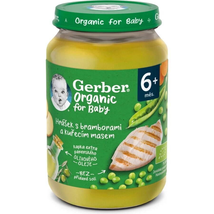 Gerber Organic Meat and Vegetable Snack 1×190 g, gustare