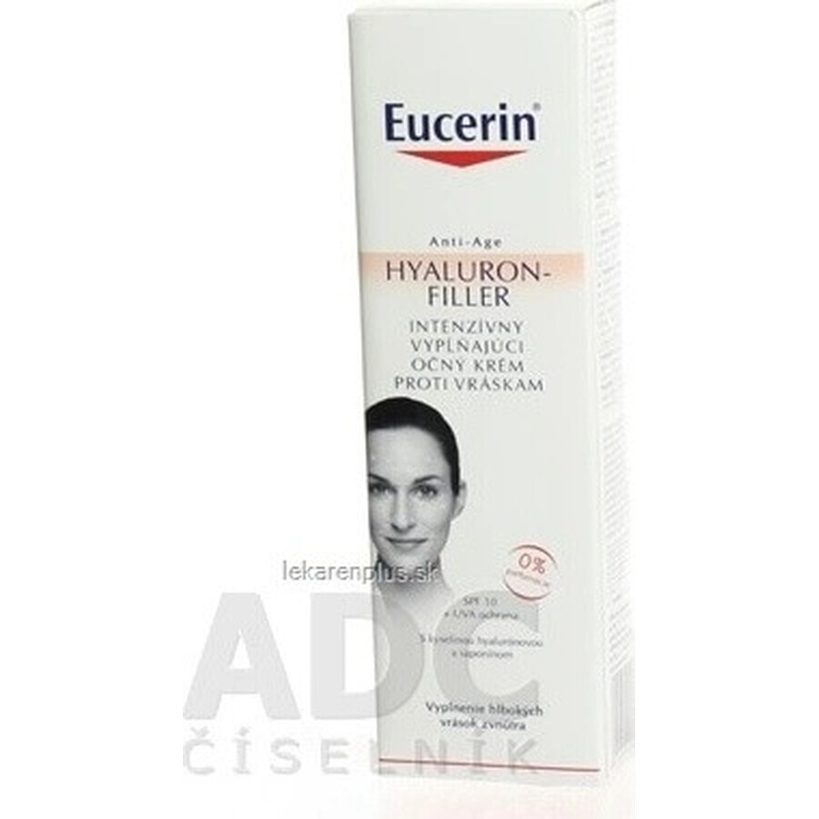 Eucerin HYALURON-FILLER Anti-Falten Augencreme 1×15 ml, Creme