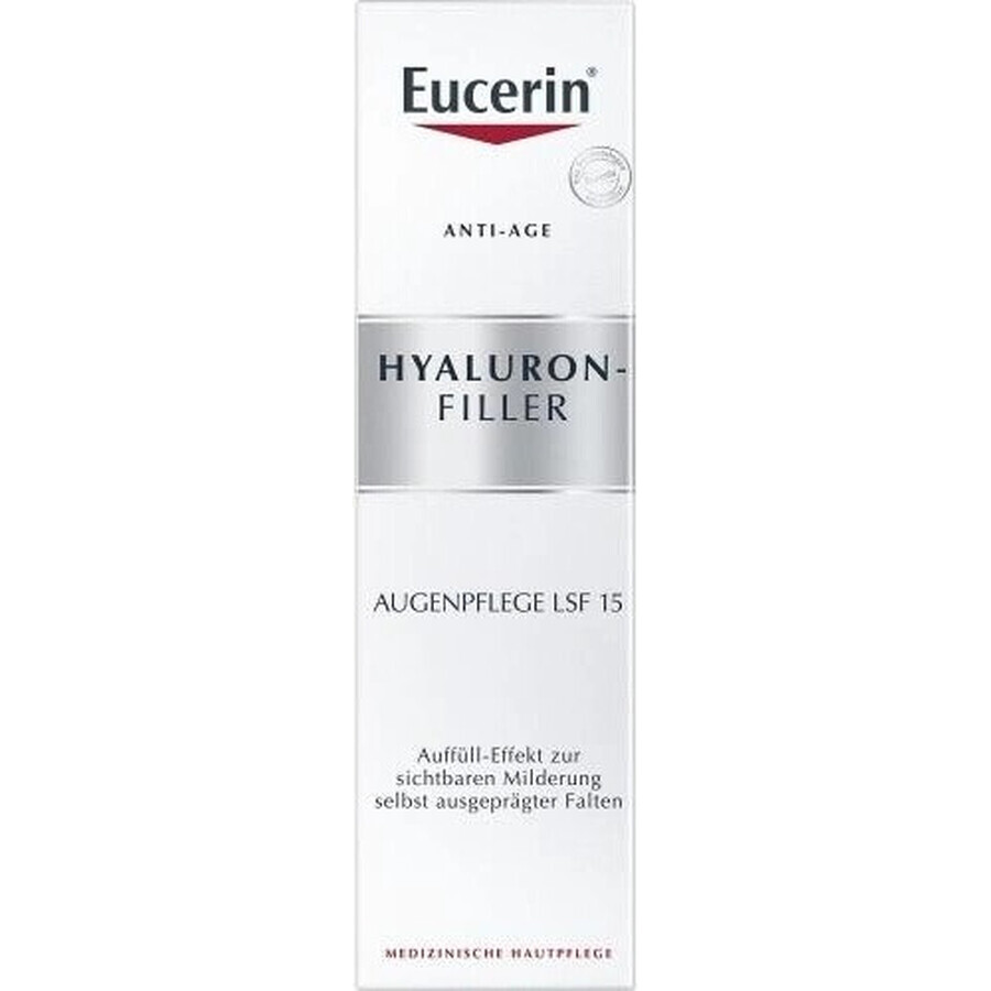 Eucerin HYALURON-FILLER Anti-Falten Augencreme 1×15 ml, Creme