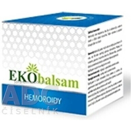 ECObalm STOP HEMOROIDS 1×50 ml, balsem