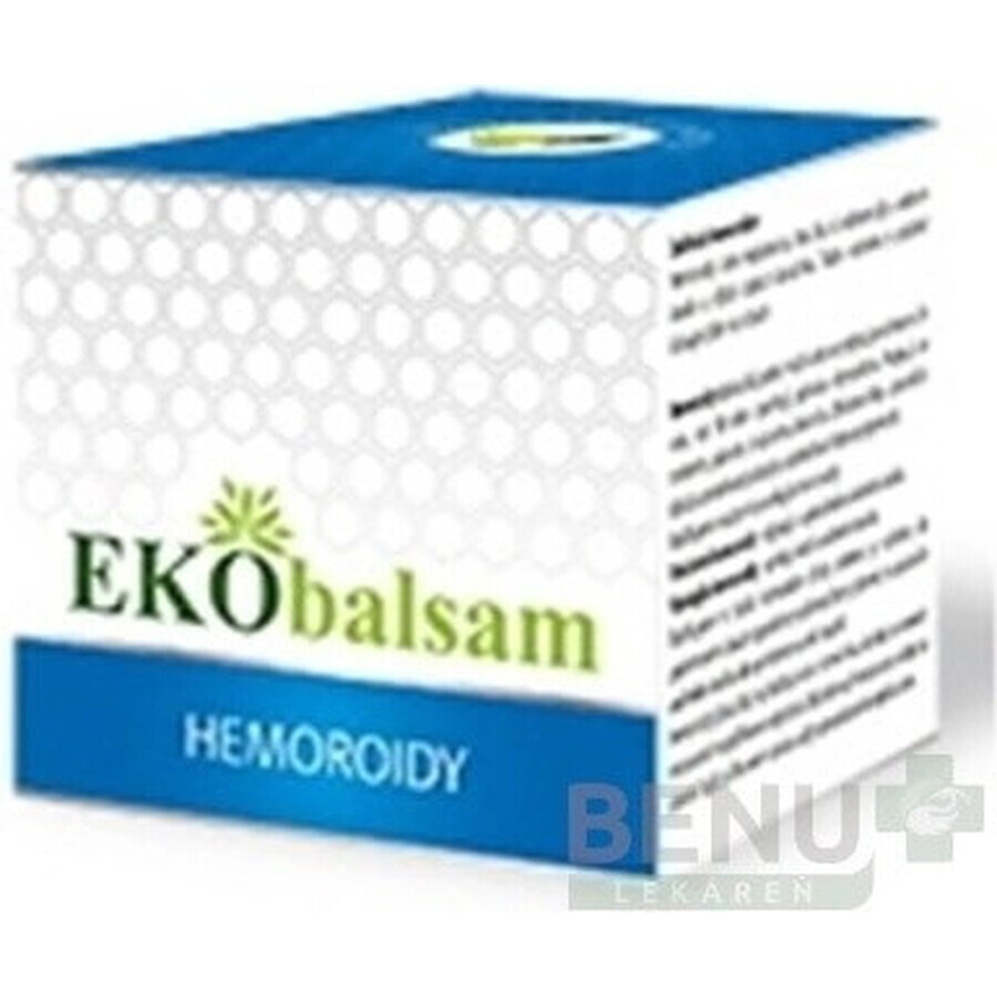 ECObalm STOP HEMOROIDS 1×50 ml, balsem