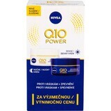 NIVEA Cremă de zi și de noapte fermitate Q10 POWER DUO 2×50 ml, cremă fermitate