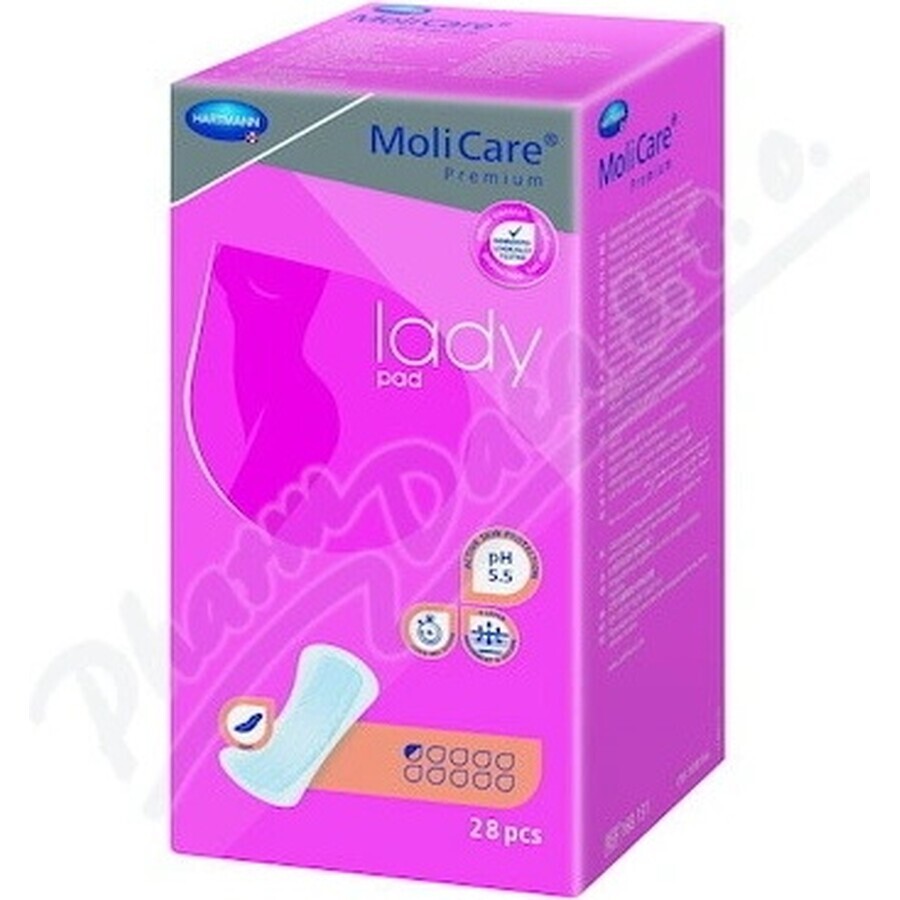 MoliCare Premium Women's Pad 0.5 drops 1×28 pcs, incontinence pads