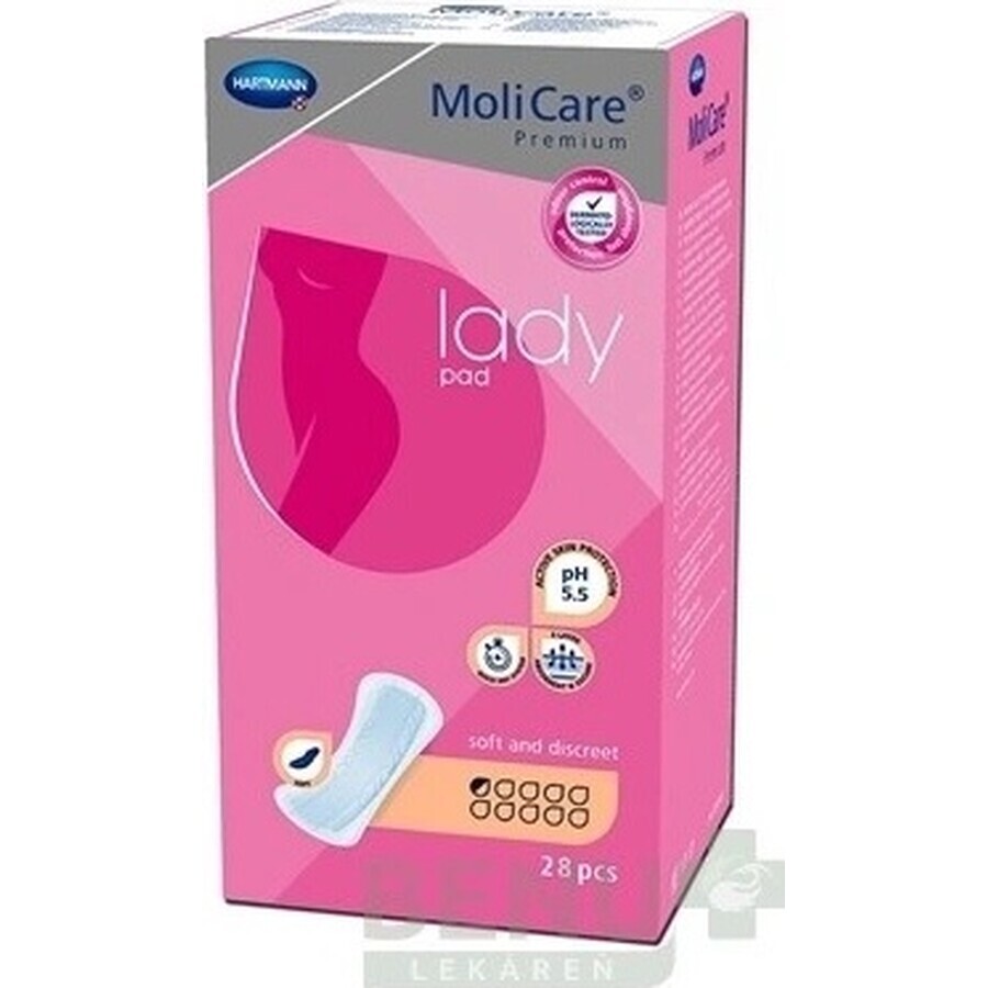 MoliCare Premium Women's Pad 0.5 drops 1×28 pcs, incontinence pads