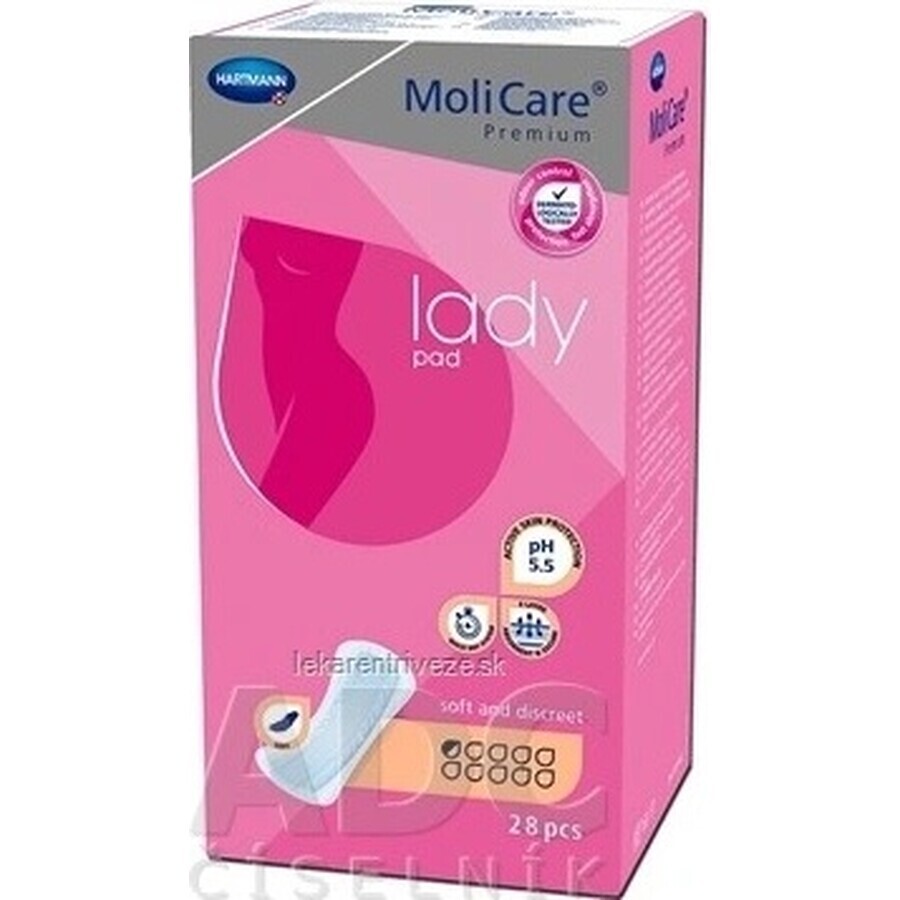 MoliCare Premium Women's Pad 0.5 drops 1×28 pcs, incontinence pads