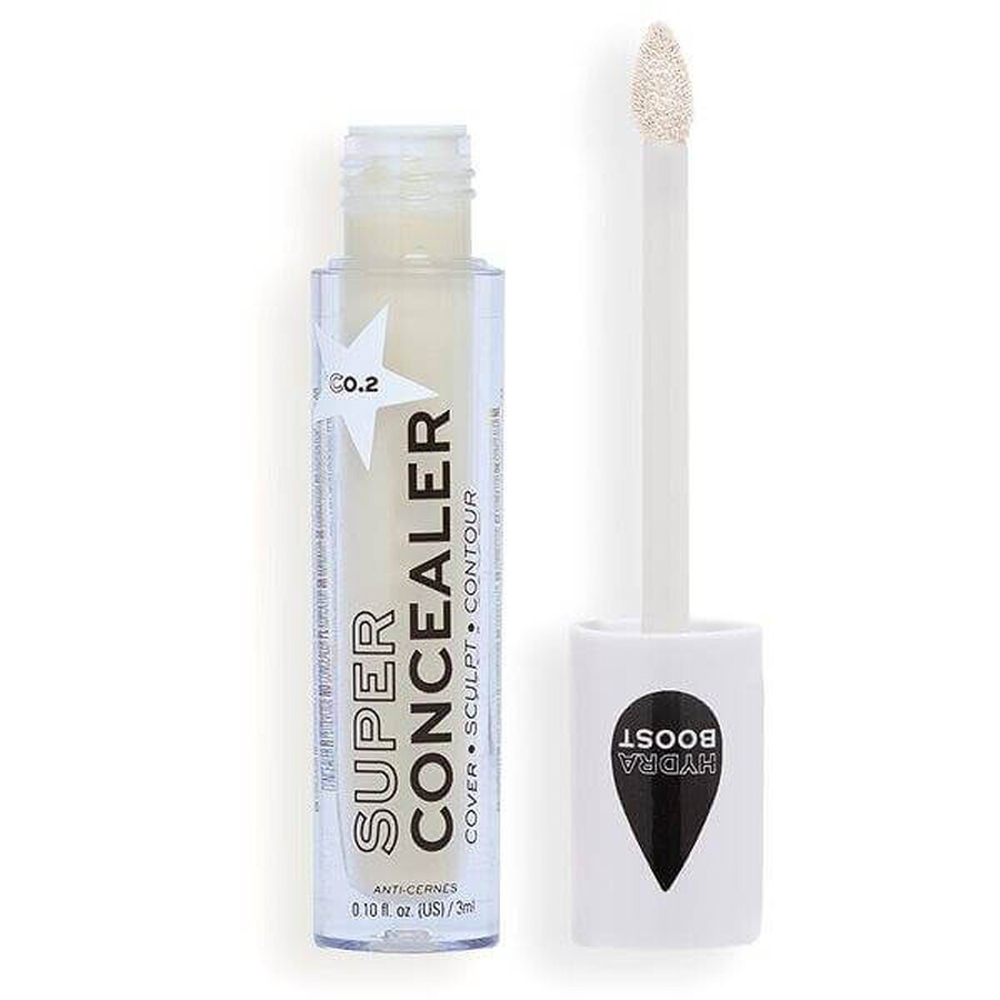 Revolution Relove, Super Concealer Radiant Matte C0.2, concealer 1×3 ml, concealer