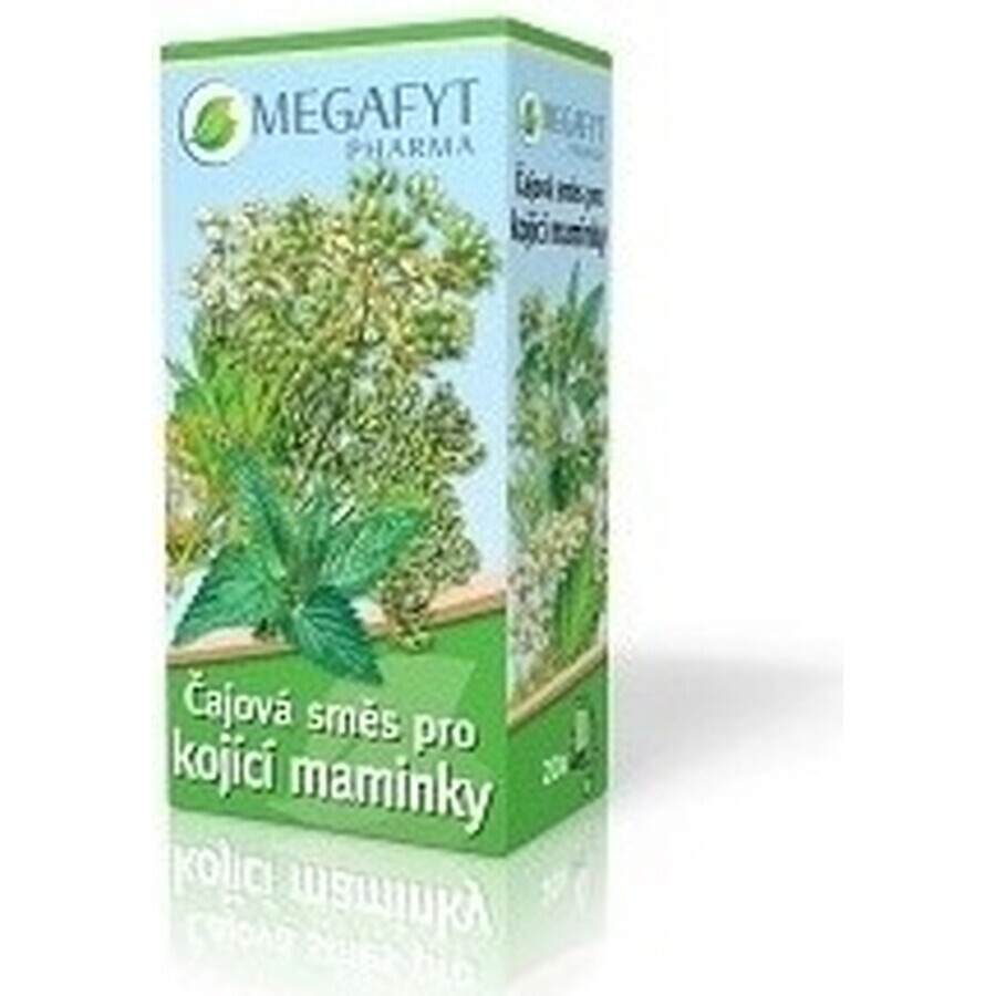 MEGAFYT Té de hierbas para la lactancia. 1×30 g (20×1,5 g), té de espino blanco