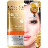 EVELINE 24k GOLD ULTRA-REVITALISING FACE SHEET MASK 1×20 ml, masque de visage