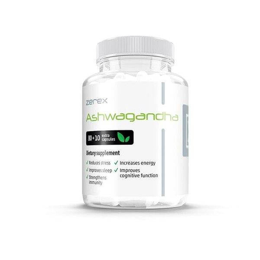 Zerex Ashwagandha - harmoniserend voor lichaam en geest 1×60 cps, voedingssupplement