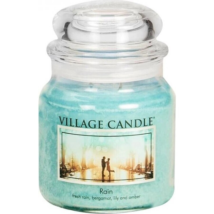 Village Candle Scented Candle in glass - Rain, medium 1×1 pc