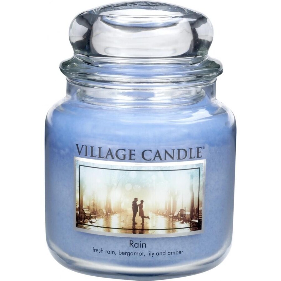 Village Candle Scented Candle in glass - Rain, medium 1×1 pc