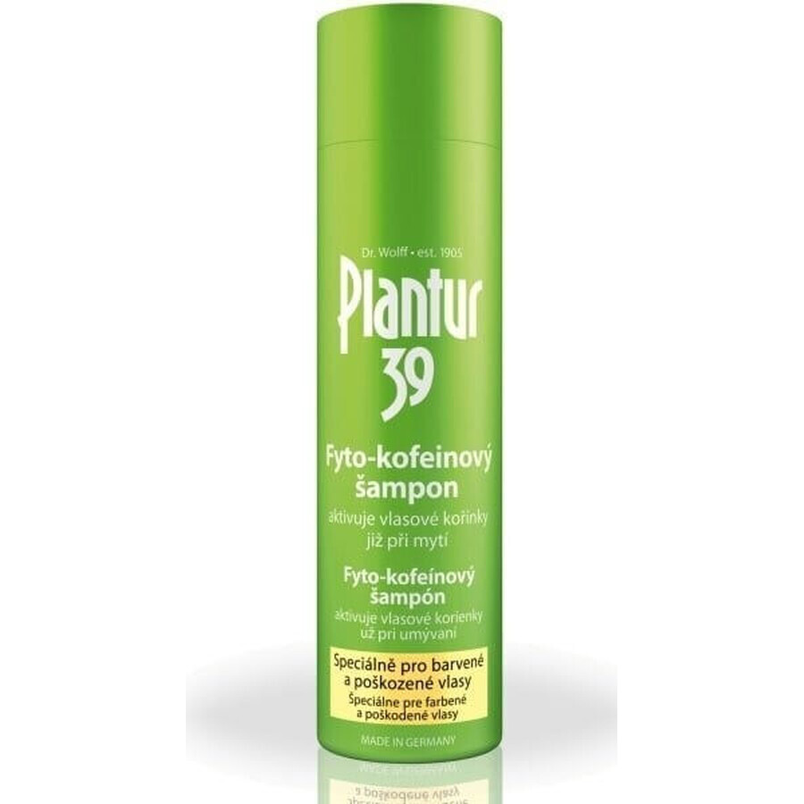 Plantur 39 Shampoo met fyto-cafeïne voor gekleurd haar 1×250 ml, shampoo met cafeïne