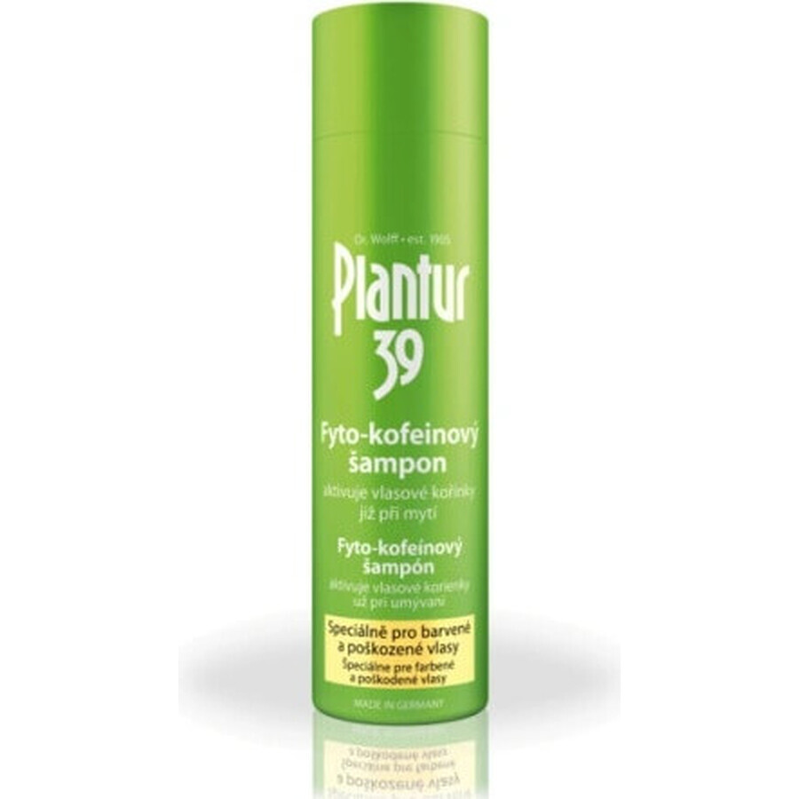 Plantur 39 Shampoo met fyto-cafeïne voor gekleurd haar 1×250 ml, shampoo met cafeïne