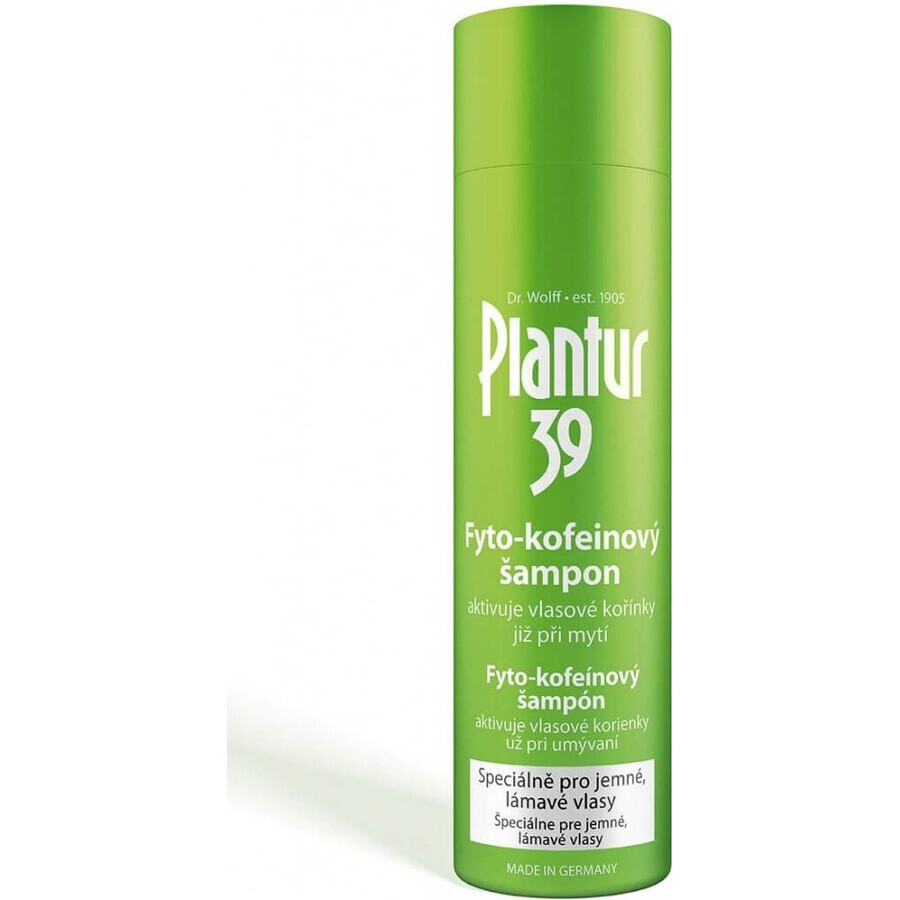 Plantur 39 Shampoo met fyto-cafeïne voor gekleurd haar 1×250 ml, shampoo met cafeïne