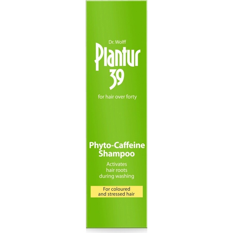 Plantur 39 Shampoo met fyto-cafeïne voor gekleurd haar 1×250 ml, shampoo met cafeïne