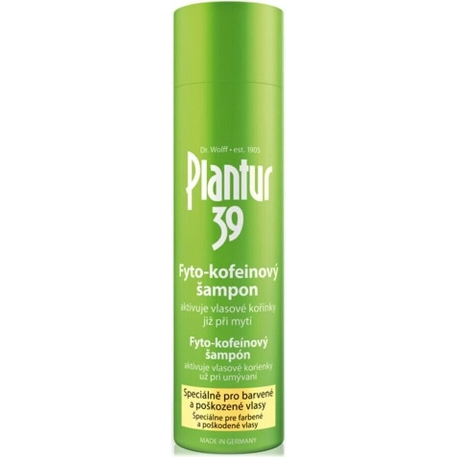 Plantur 39 Shampoo met fyto-cafeïne voor gekleurd haar 1×250 ml, shampoo met cafeïne