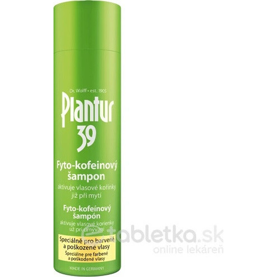 Plantur 39 Shampoo met fyto-cafeïne voor gekleurd haar 1×250 ml, shampoo met cafeïne