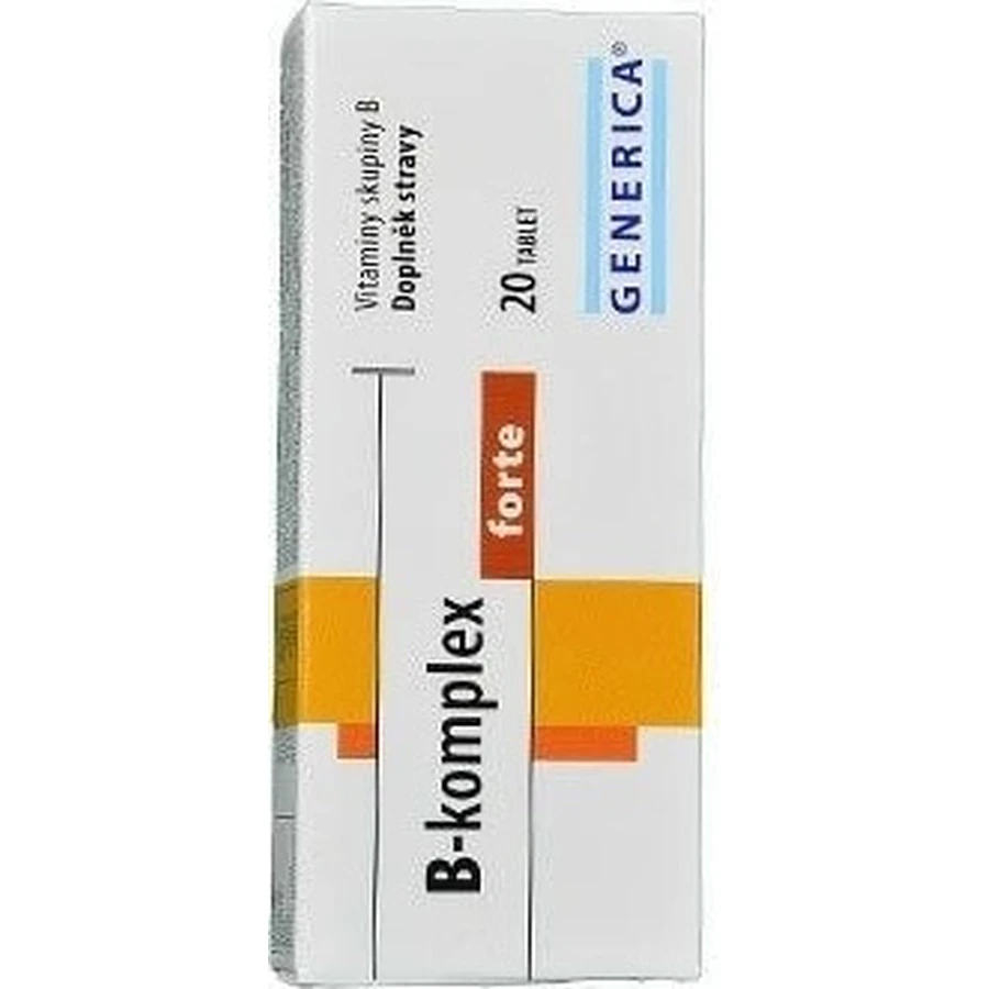 GENERICA B-complex forte 1×20 tbl, Complejo B