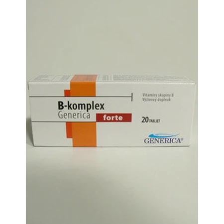 GENERICA B-complex forte 1×20 tbl, Complejo B