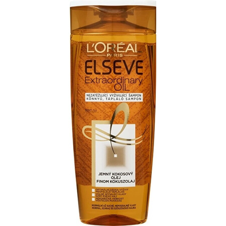 L'Oréal Paris Elseve Olio Straordinario Shampoo 1×400 ml, shampoo