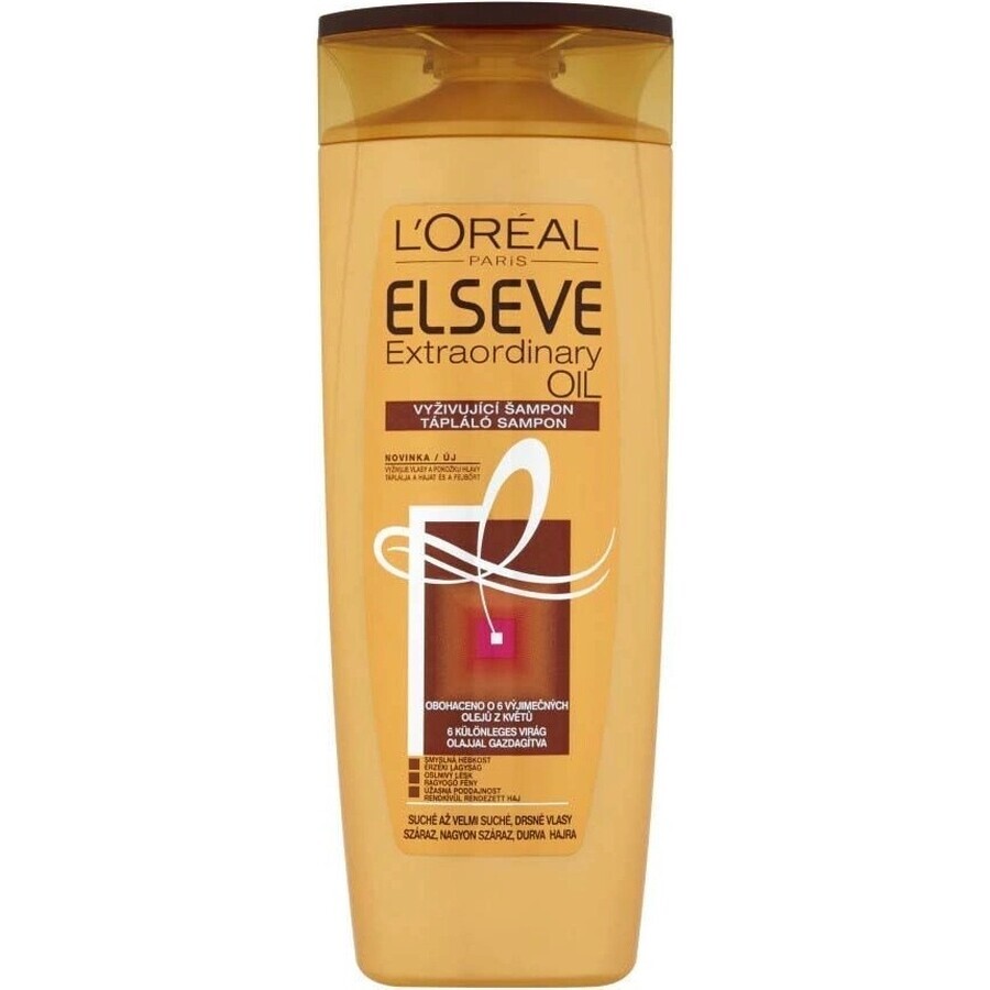 L'Oréal Paris Elseve Olio Straordinario Shampoo 1×400 ml, shampoo