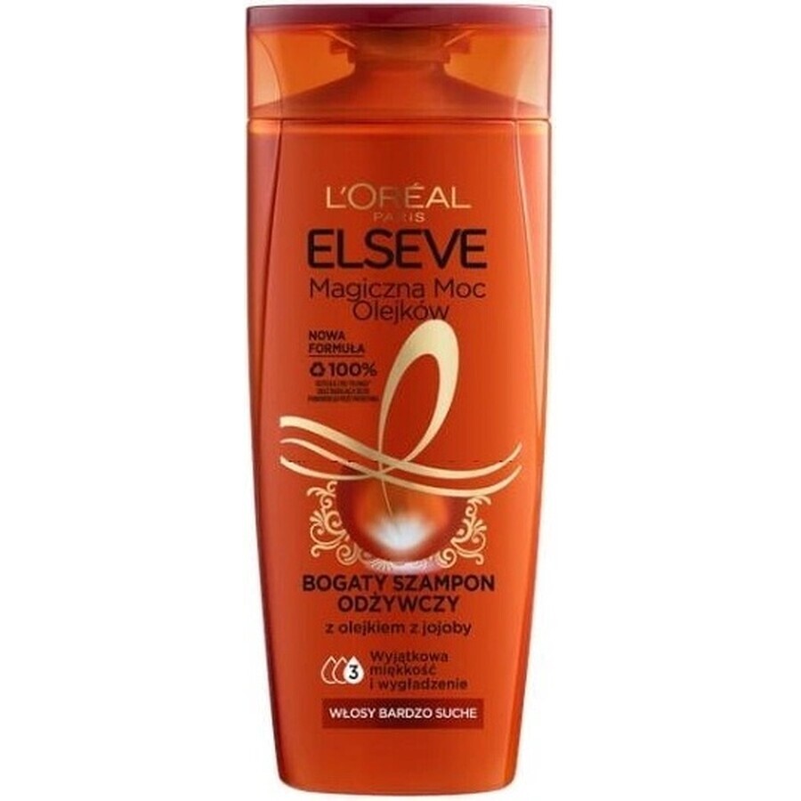 L'Oréal Paris Elseve Olio Straordinario Shampoo 1×400 ml, shampoo