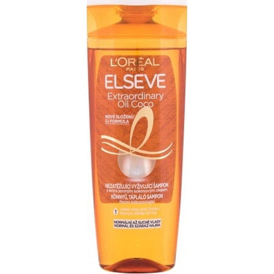 L'Oréal Paris Elseve Olio Straordinario Shampoo 1×400 ml, shampoo