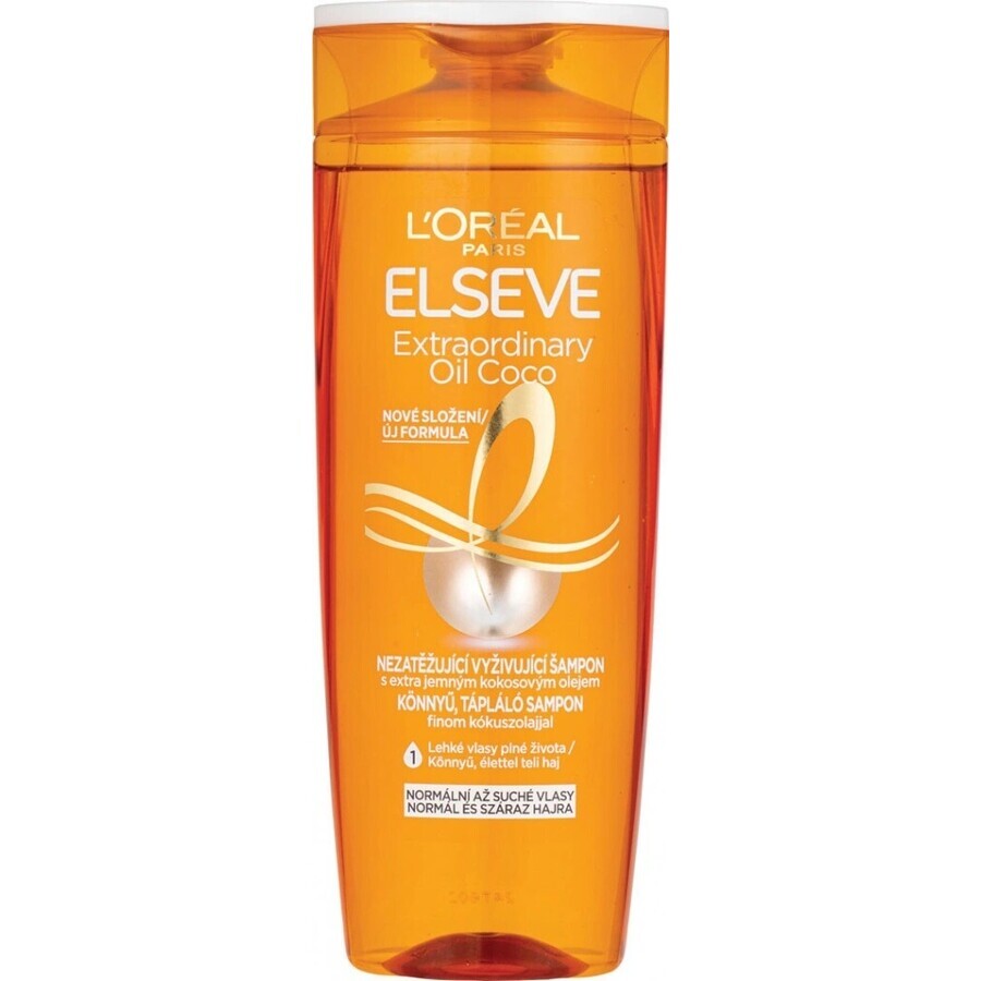 L'Oréal Paris Elseve Olio Straordinario Shampoo 1×400 ml, shampoo