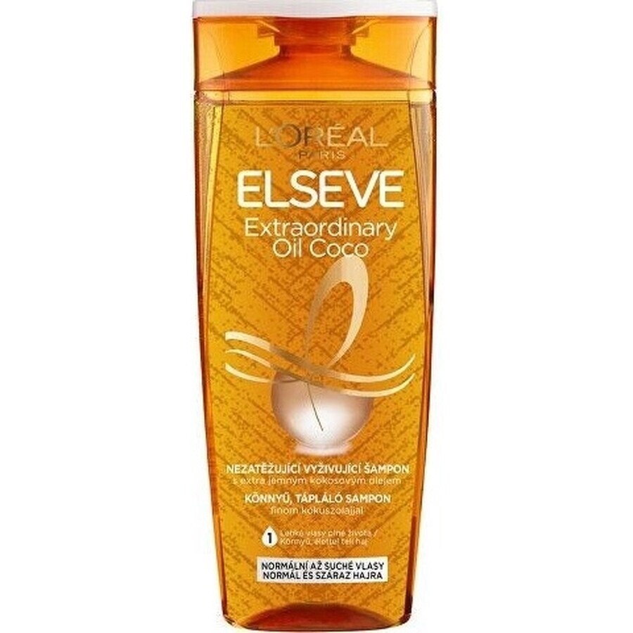 L'Oréal Paris Elseve Olio Straordinario Shampoo 1×400 ml, shampoo