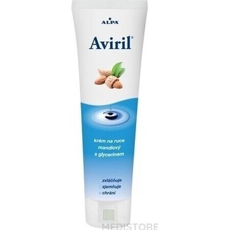 AVIRIL CRÈME POUR LES MAINS À L'ALMONDES AVEC LA GLYCÉRINE 1×100 ml, crème protectrice pour les mains