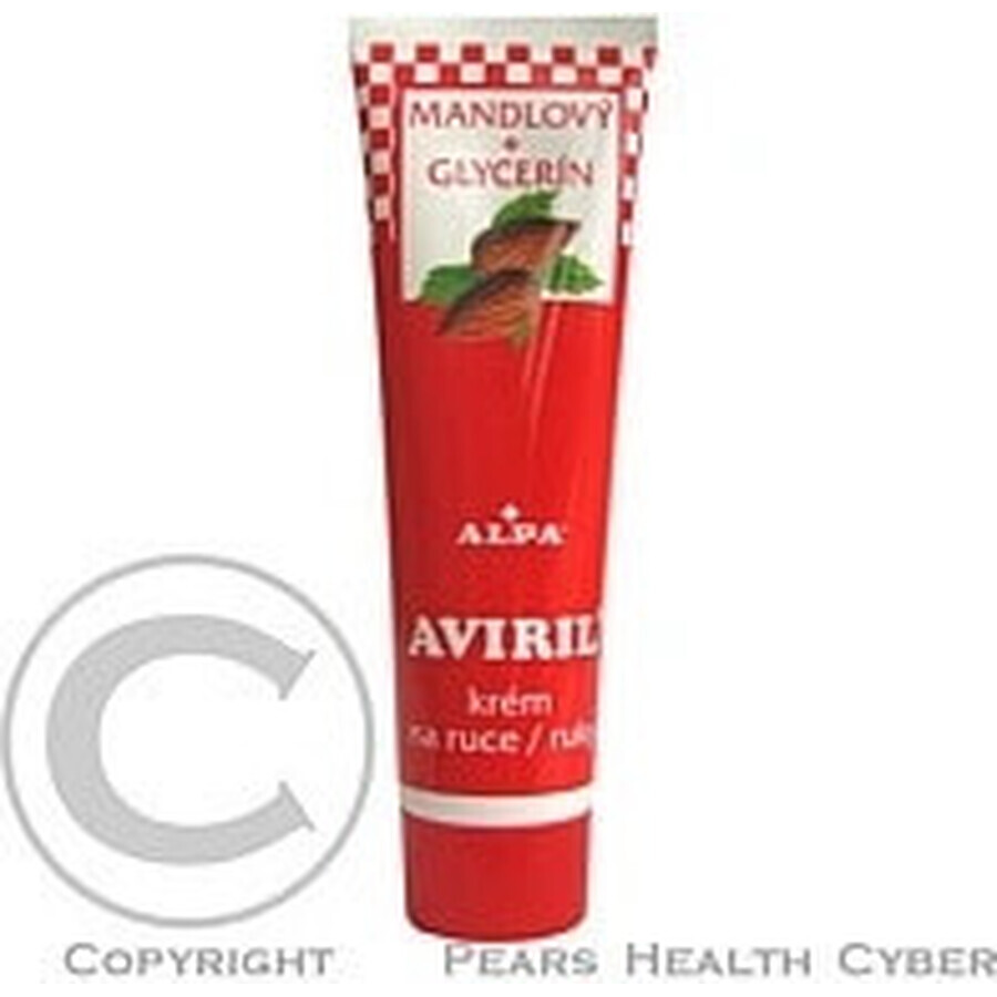 AVIRIL CRÈME POUR LES MAINS À L'ALMONDES AVEC LA GLYCÉRINE 1×100 ml, crème protectrice pour les mains